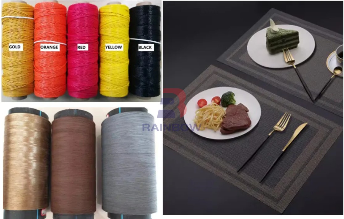 Pvc coating polyester yarn machine