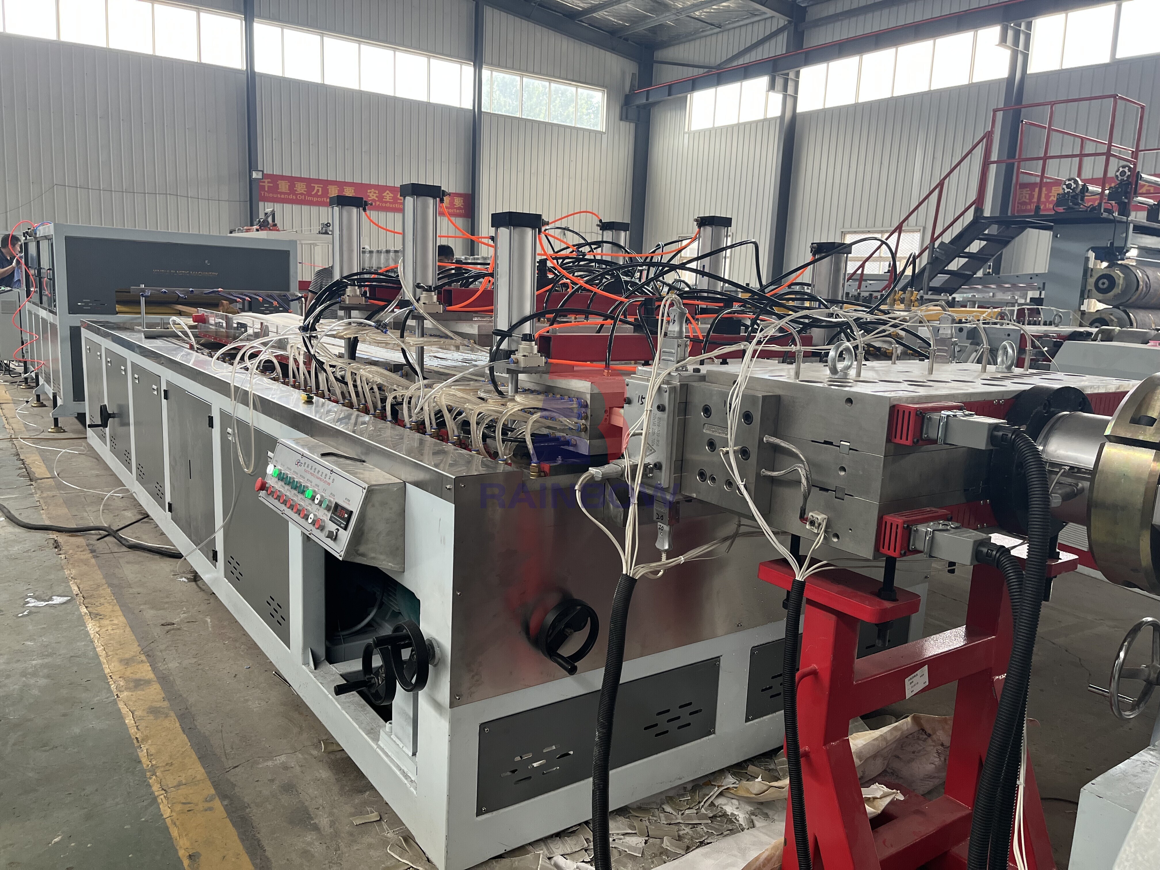 PVC WPC Hollow Door Board Making Machine