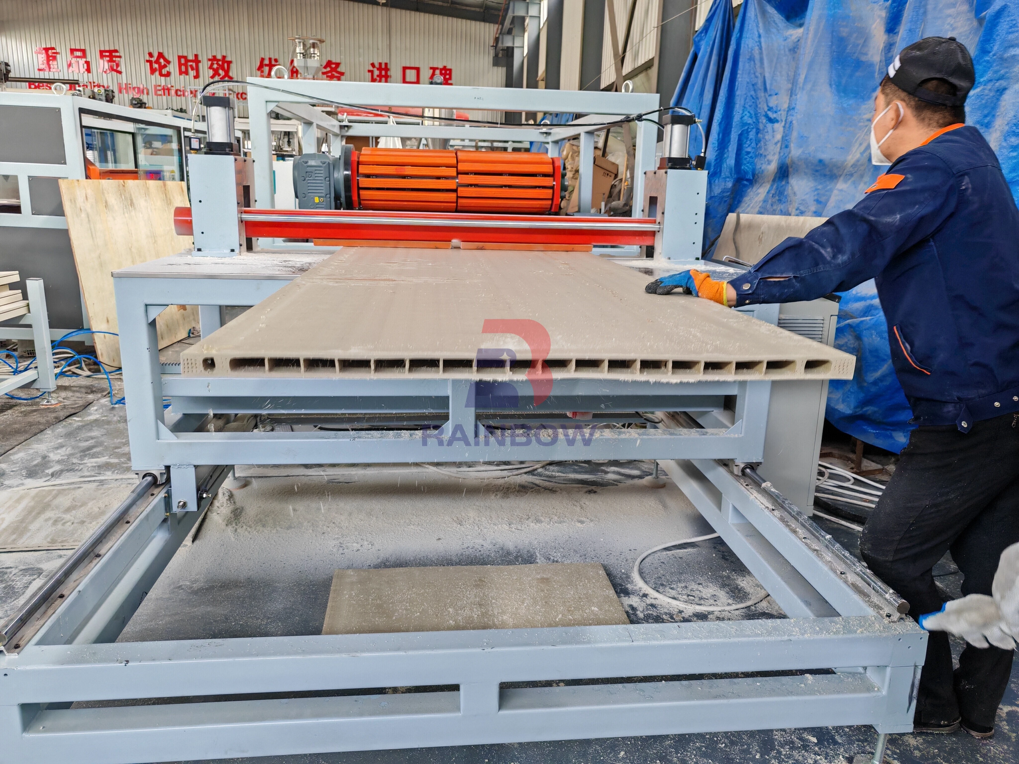 PVC WPC Hollow Door Board Making Machine