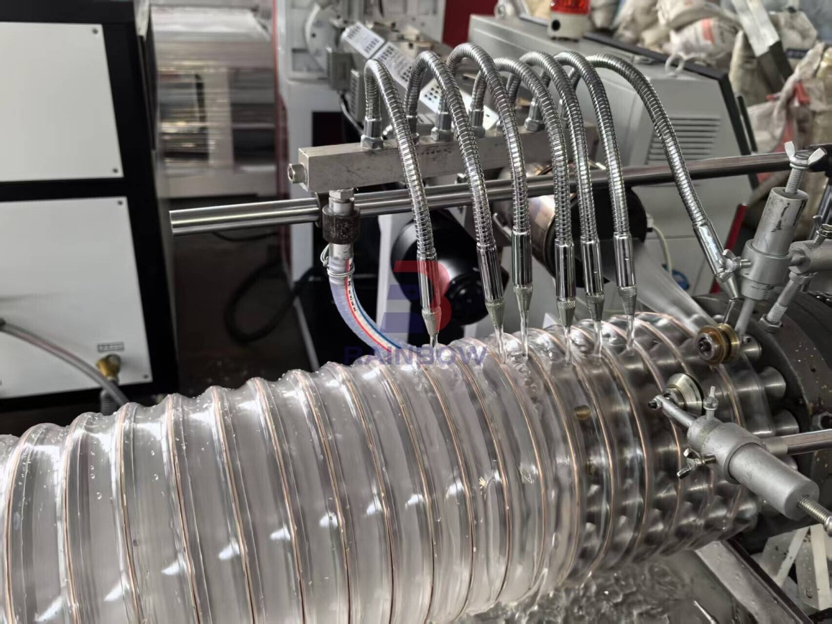 PU/TPU ventilation pipe machine