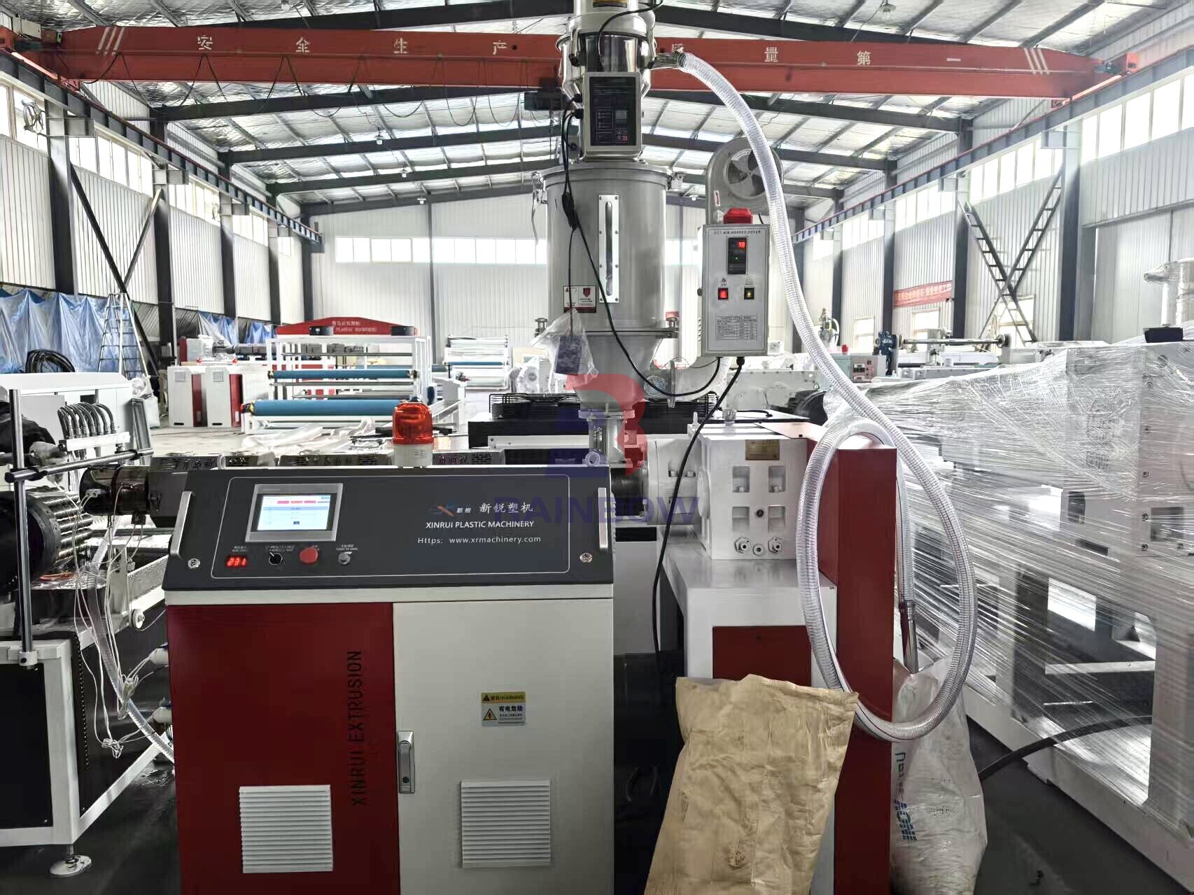 TPU PU Steel Wire Reinforced Air Flexible Duct Ventilation Hose Pipe Machine