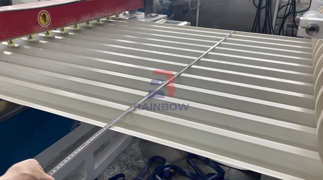 PVC Corrugated Roof Tile Sheet Extrusion Line