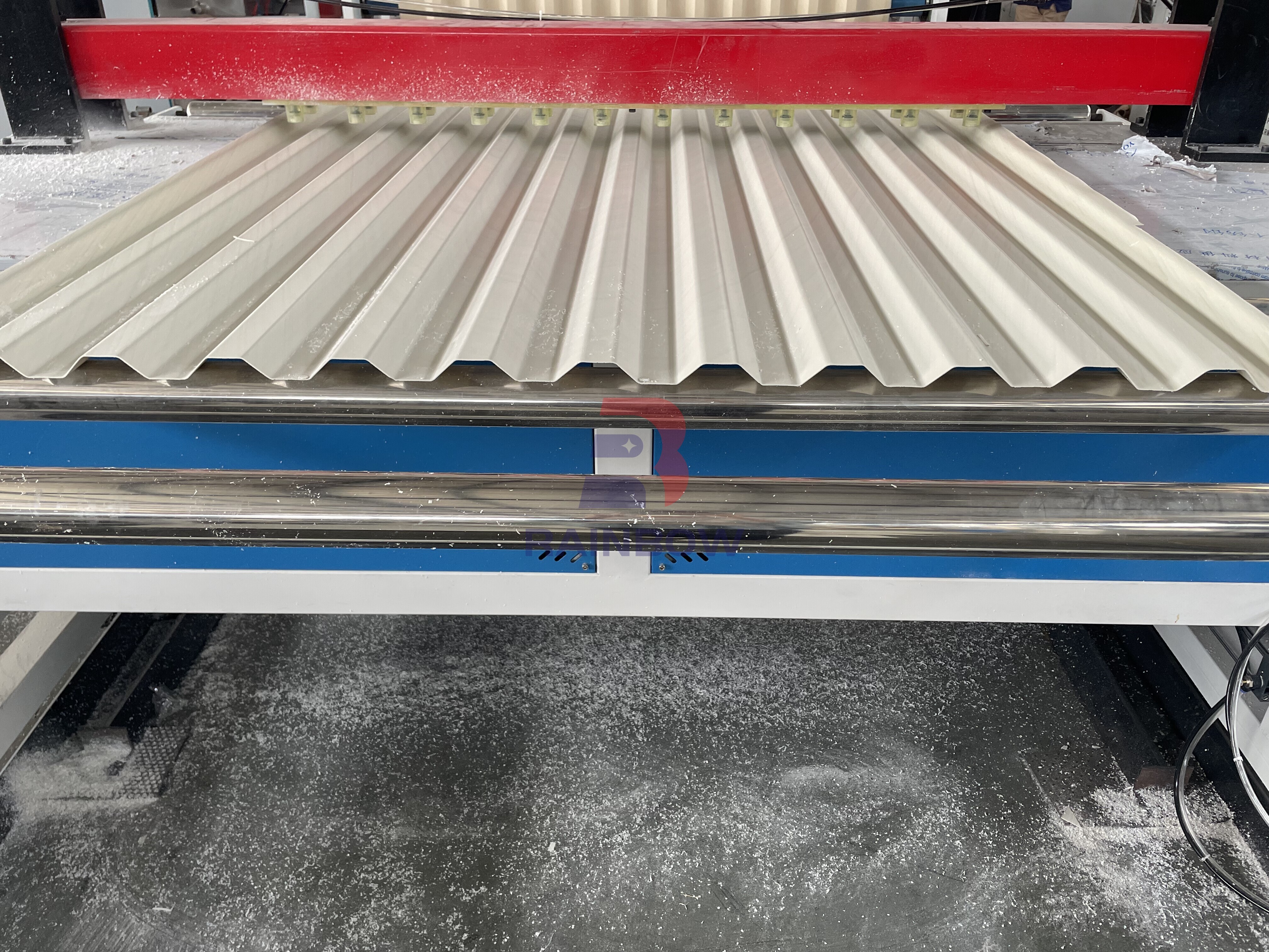 PVC Corrugated Roof Tile Sheet Extrusion Line