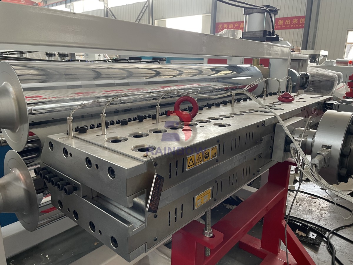 PVC ASA Plastic Corrugated Roof Tile Extrusion Line