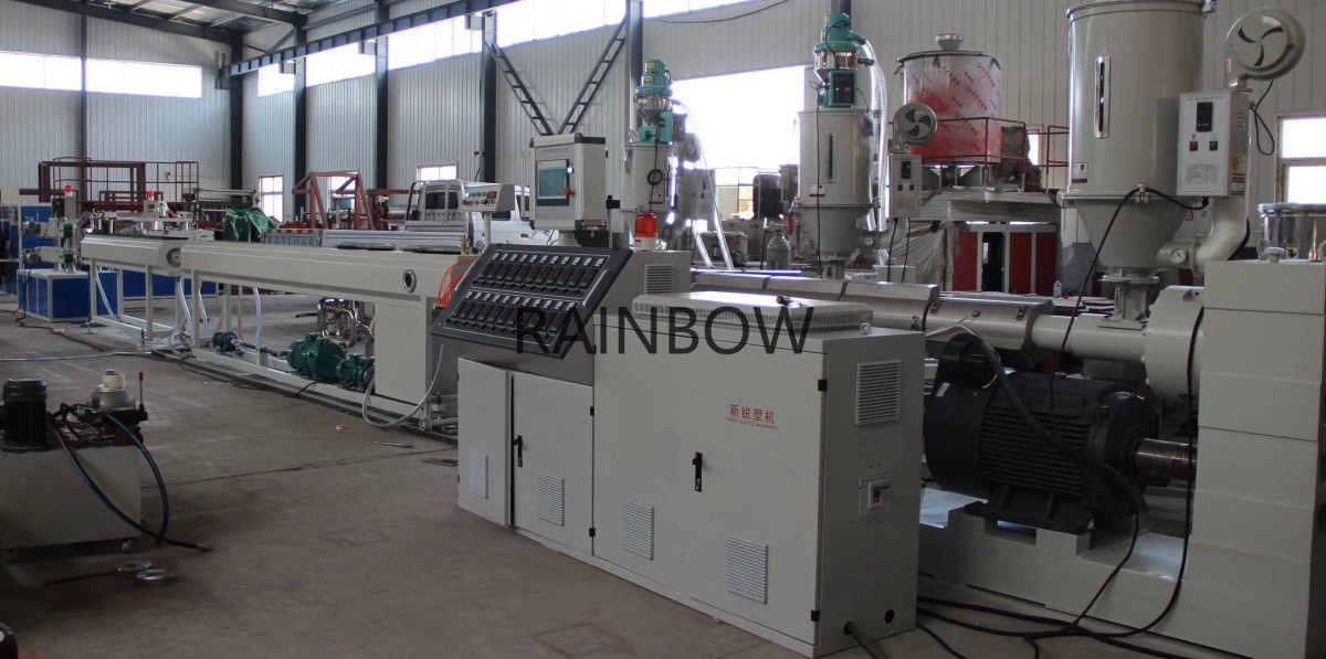 PP PE pipe extrusion line PP PE pipe extrusion line