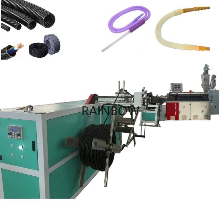 PP PE PVC Corrugated Pipe Hose Making Machine