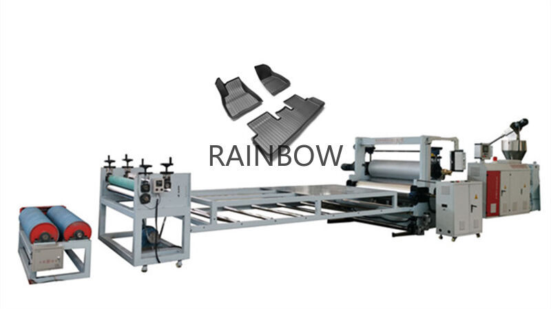 TPR TPE TPV Car Mat Sheet Extrusion Machine