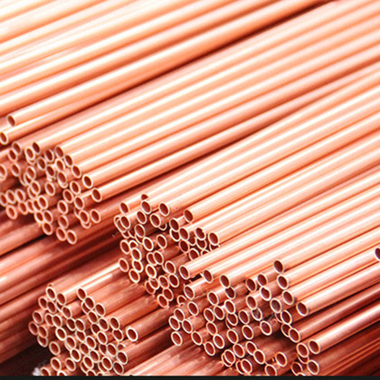 Straight ASTM C10100 C10200 Copper Tube / Copper Pipe