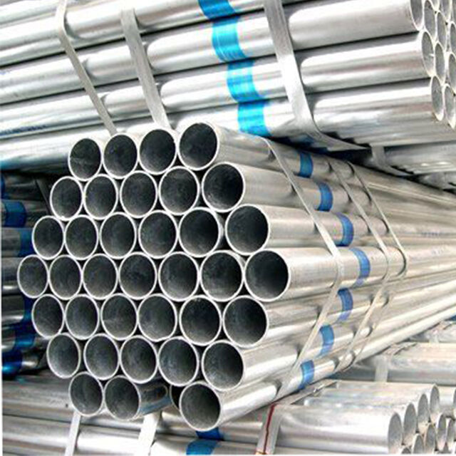 Pre Galvanized Steel Pipe Q235 Q345 A36 SS400 S235JR Welded Steel Pipes Custom Size Hot Dip Round Tube GI