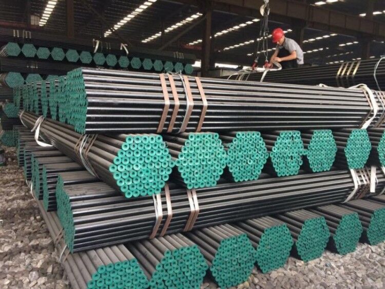A53B Q235 Q345 Carbon Steel Round Pipe 42 Inch SCH40 Welded Seamless Rectangular Tube Black 