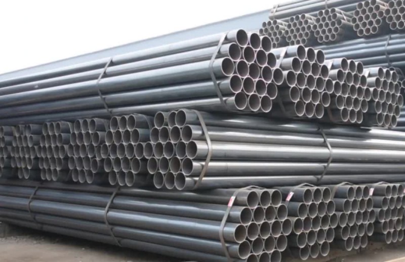 A53B Q235 Q345 Carbon Steel Round Pipe 42 Inch SCH40 Welded Seamless Rectangular Tube Black 