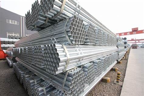 Hot Dipped ASTM A53 Gr.B Galvanized ERW Steel Pipes Sch10 Sch40 Round Hollow Sections