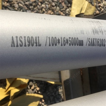 AISI 904L SS Pipe 18 Inch Liquefied Petroleum Gas Welded Stainless Steel Tube Seamless