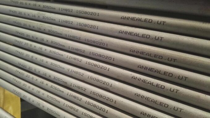 ASTM A268 TP410 420 430 Stainless Steel Tubing Ferritic Seamless And Welded Pipe