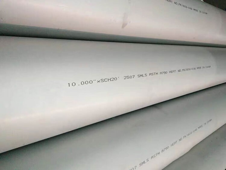 ASTM A790 TP2507 Super Duplex Stainless Tube / S32750 Seamless Welded Steel Pipe 1.4410 Hollow Bar Sections