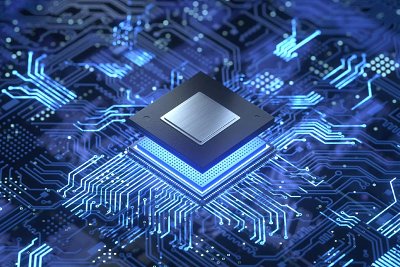 In integrated circuits, copper is used instead of aluminum in silicon chips for interconnects and lead frames.