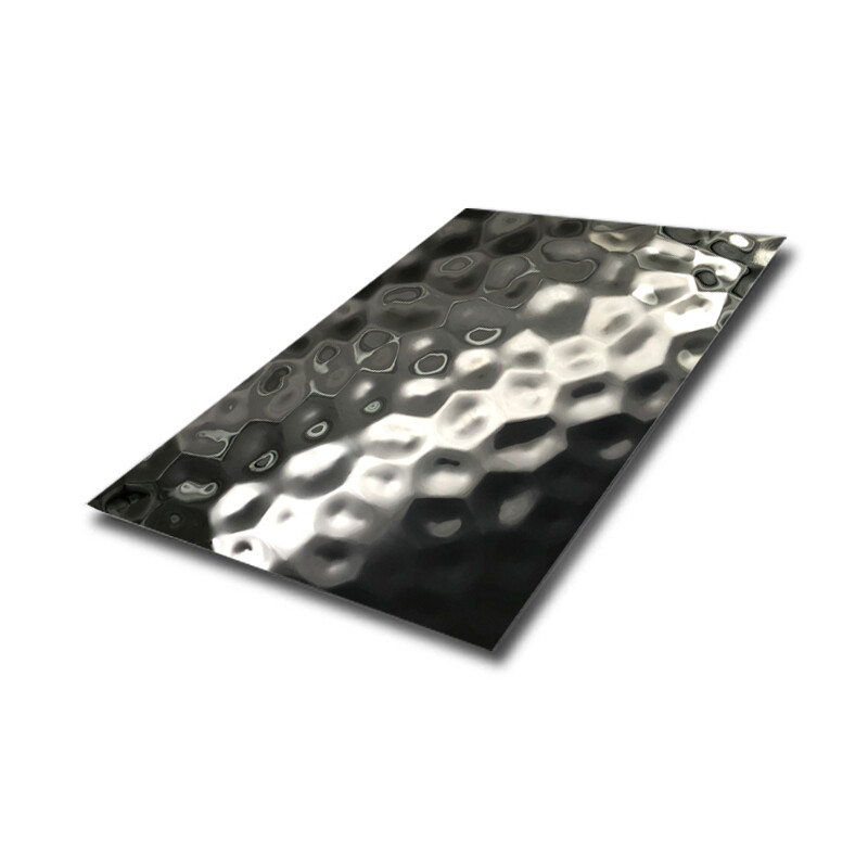 Water ripple stamped stainless steel sheet