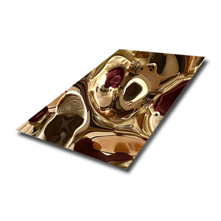 Water ripple stamped stainless steel sheet