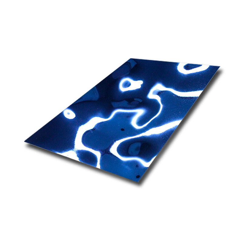 Water ripple stamped stainless steel sheet