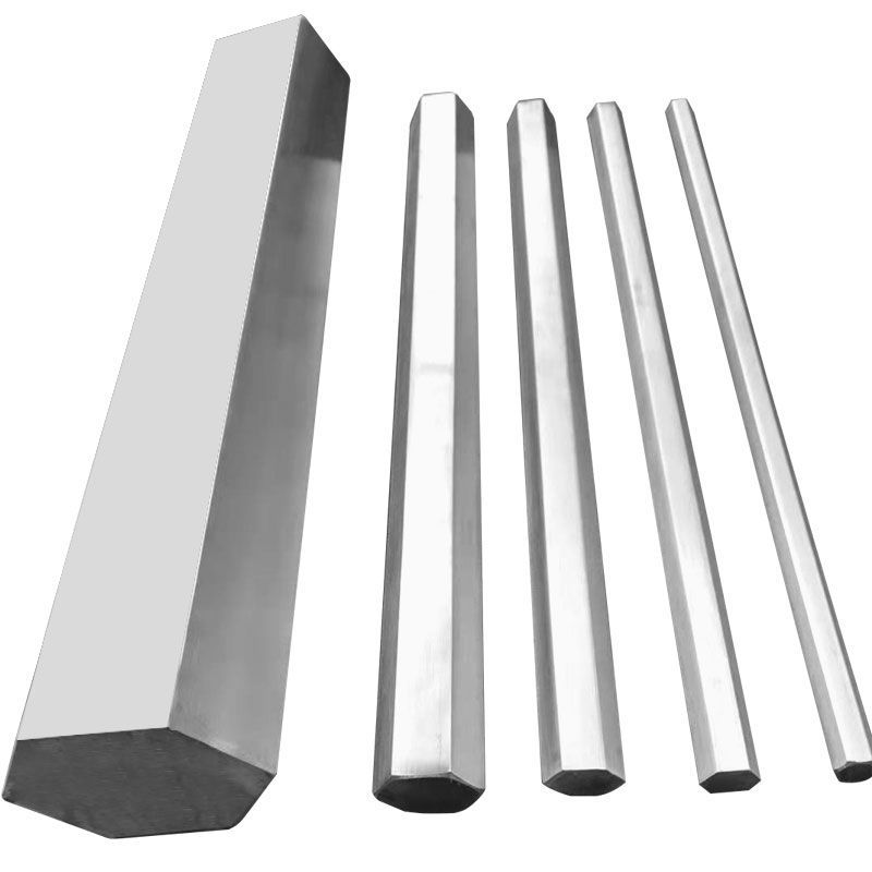 Six stainless steel angle bar