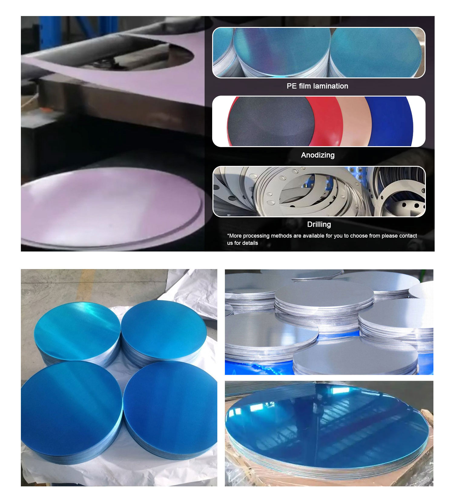 2 3003 Aluminum Disc Circle