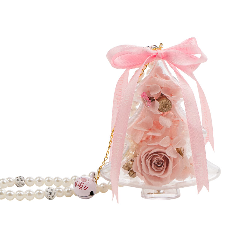 Christmas Preserved Flower Pendant