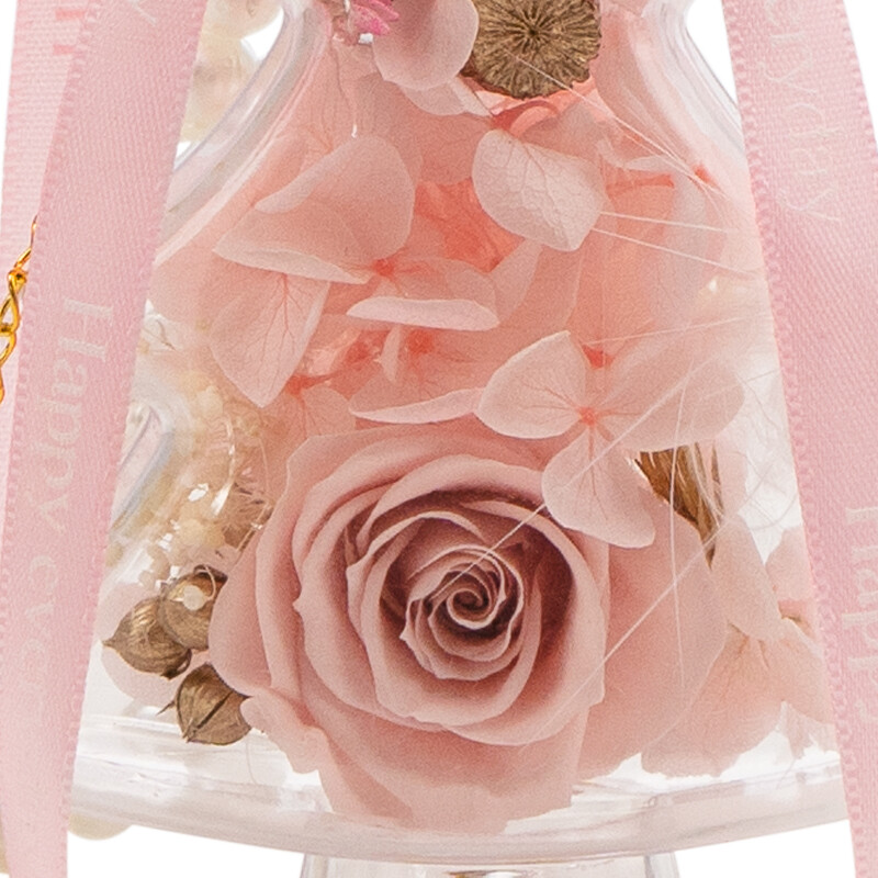 Christmas Preserved Flower Pendant