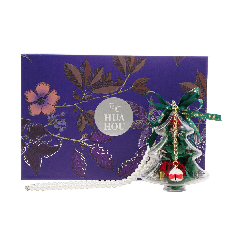 Christmas Preserved Flower Pendant