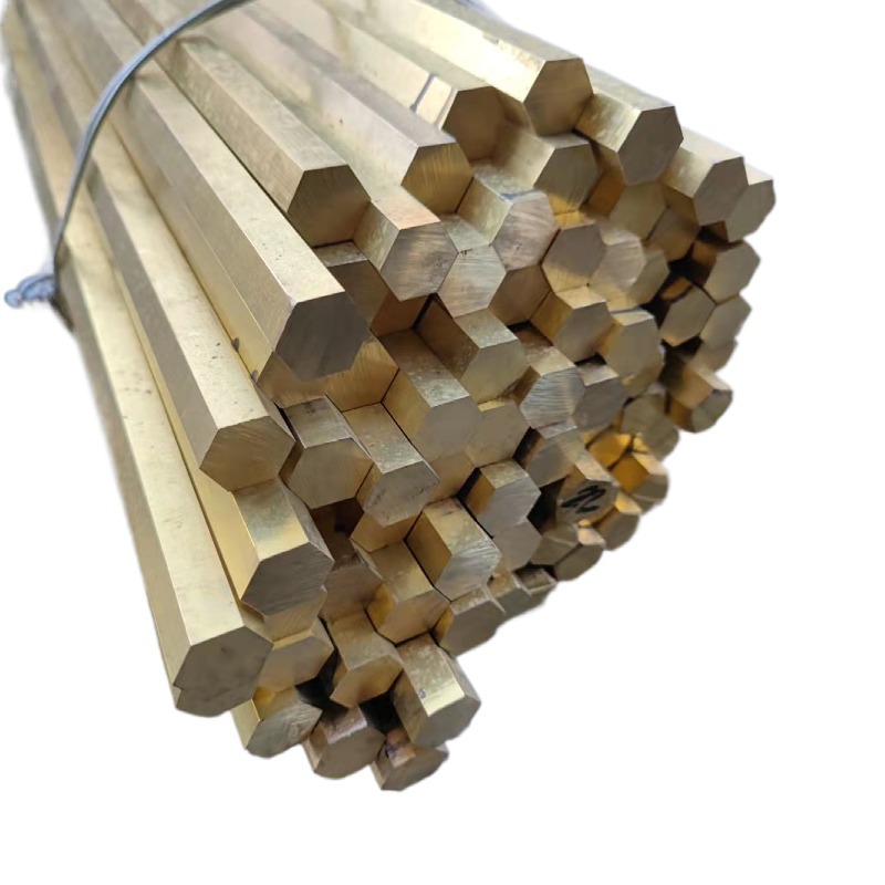 Hexagonal copper rod
