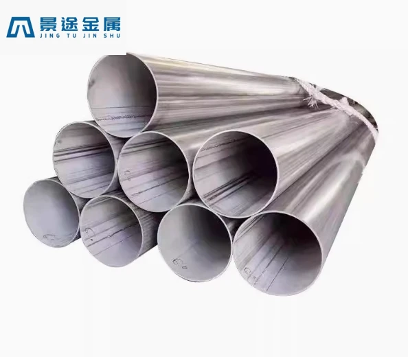 Large diameter welded steel pipe 201 316 stainless steel industrial welded pipe fluid delivery pipe can be zero cut