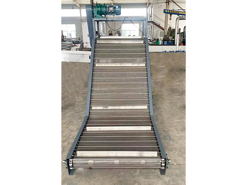 Mesin pengangkat sabuk jaring