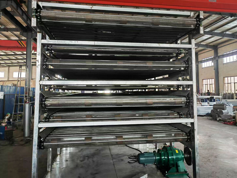 Conveyor sabuk jaring multi-lapis