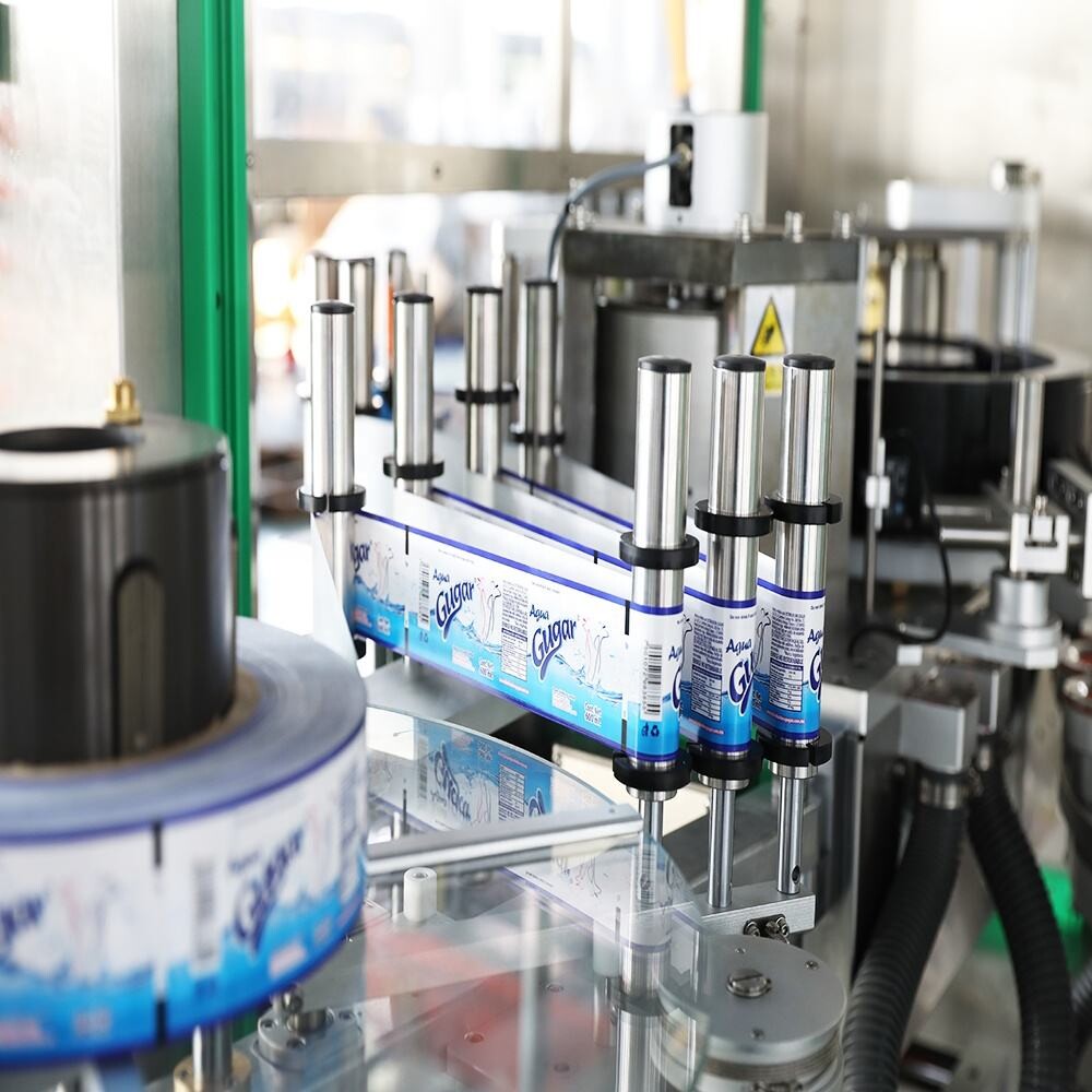 automatic rotary double label station high-speed self-adhesive labeling machine