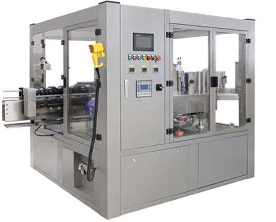 Hot melt adhesive labeling machine