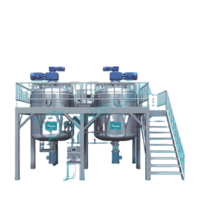 Laundry detergent mixing line Laundry detergent mixing line