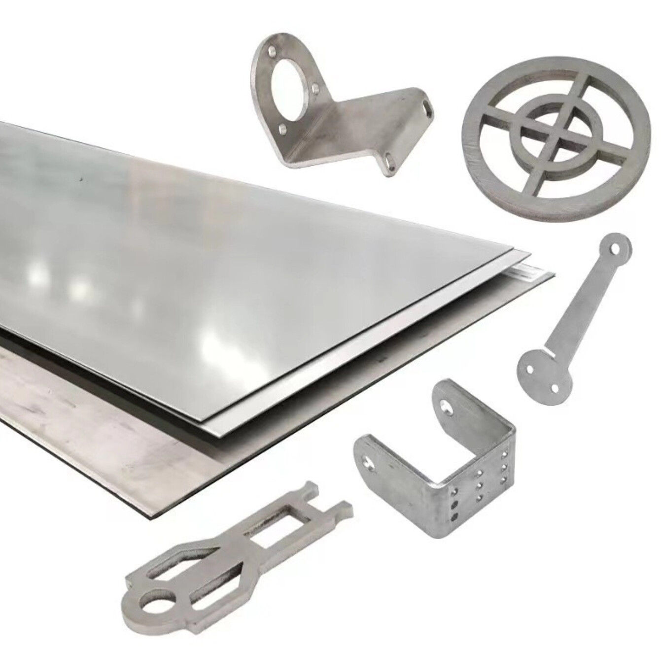 OEM CNC Metal Bending Fabrication Laser Cutting Stainless Steel Sheet