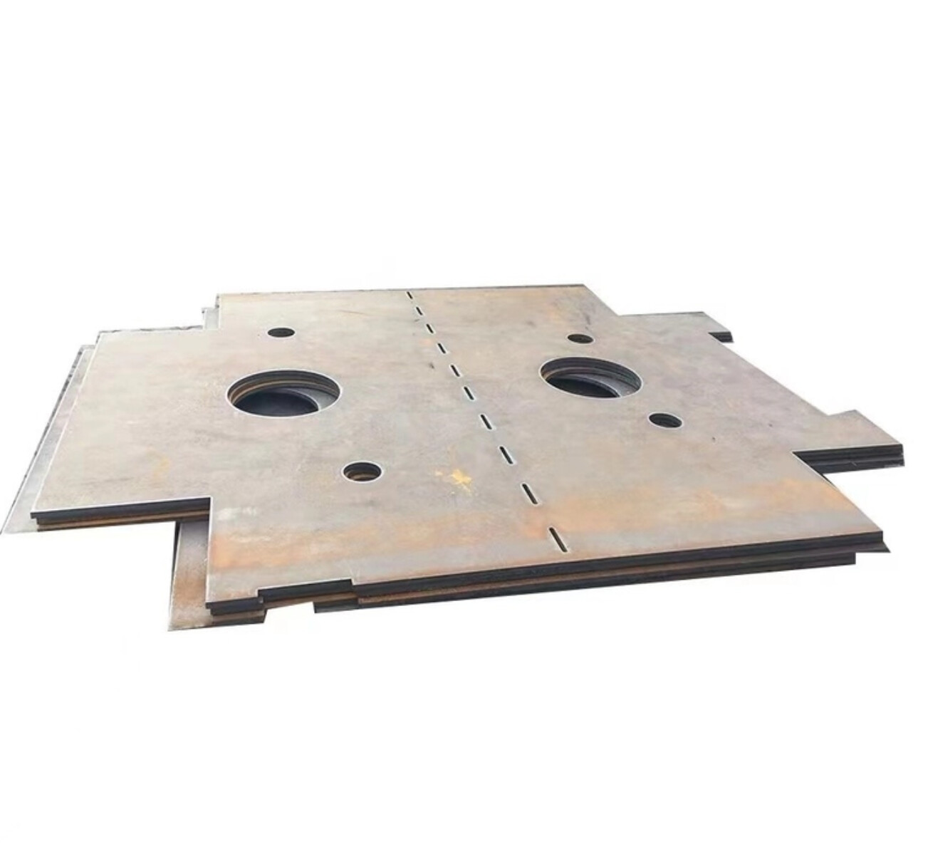 20mm Carbon Steel CNC Flame Cutting Steel Plate OEM Machining Sheet Metal Rust Prevention