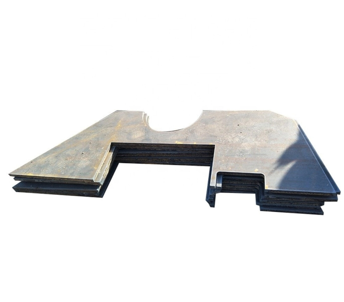 Q345B Carbon Steel Custom Steel Plate Cutting CNC Flame S355J2 Flat Metal Mounting Plate