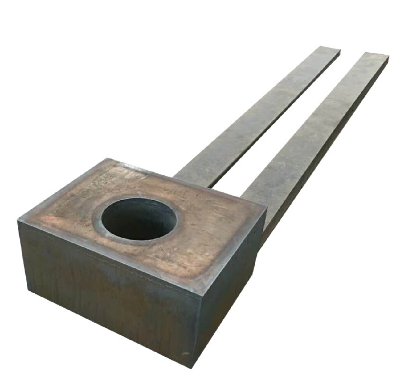 Q345B Carbon Steel Custom Steel Plate Cutting CNC Flame S355J2 Flat Metal Mounting Plate