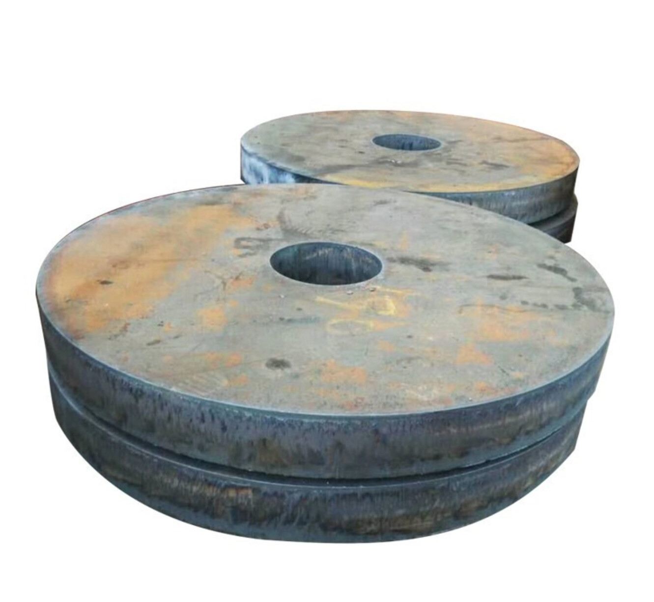 80mm CNC Flame Cutting Q355B Carbon Steel Flat Round Metal Plates