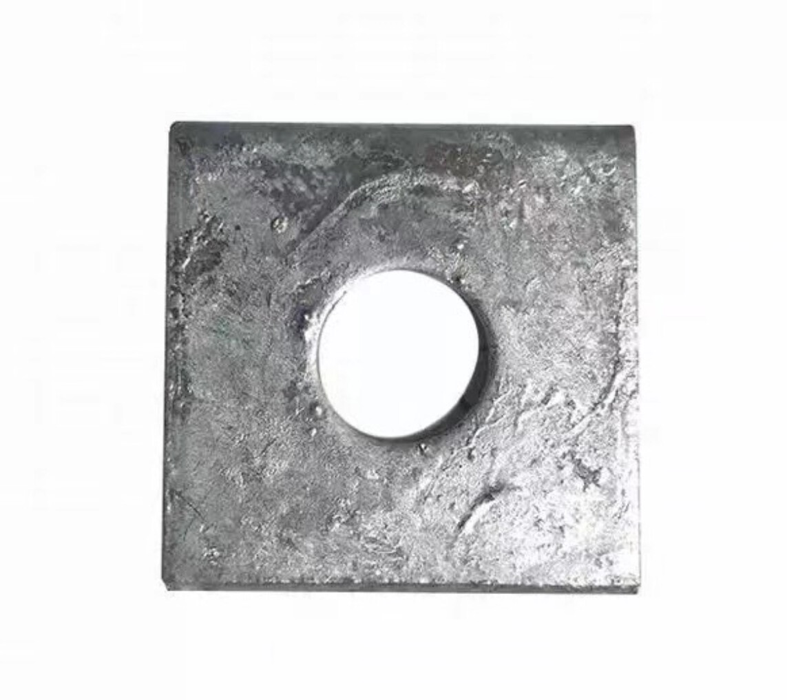 Sandblasting 8mm Embedded Parts In Concrete Carbon Steel Parts Plate OEM