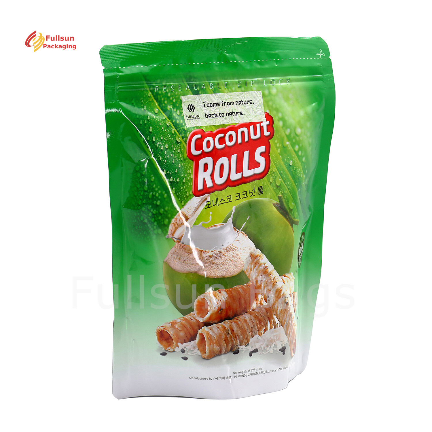 Snack plastik paket tas