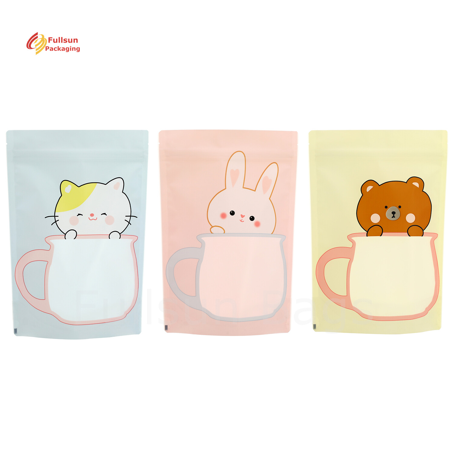 Tas paket berdiri sendiri tiga sisi