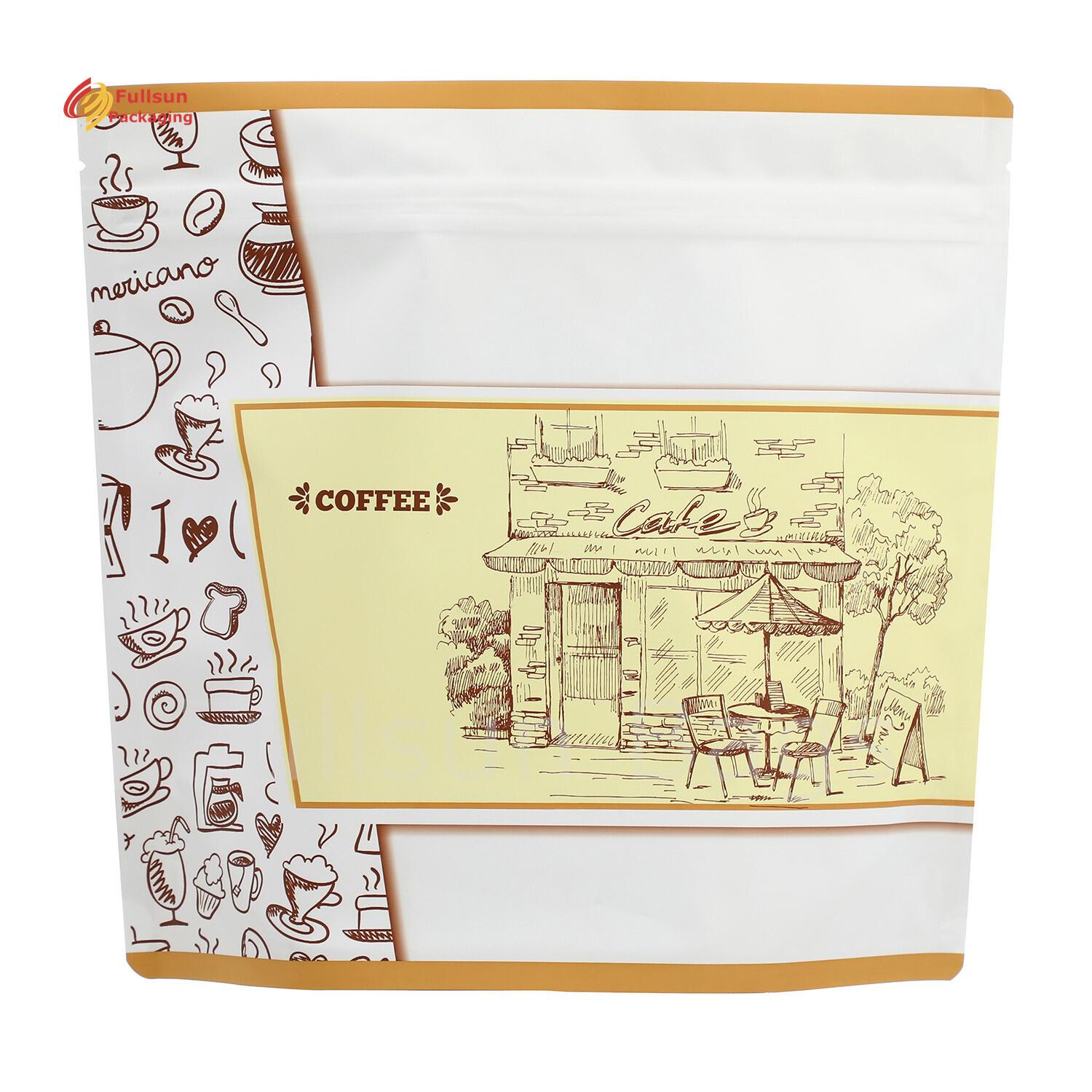 Tas plastik tertutup dengan tiga sisi