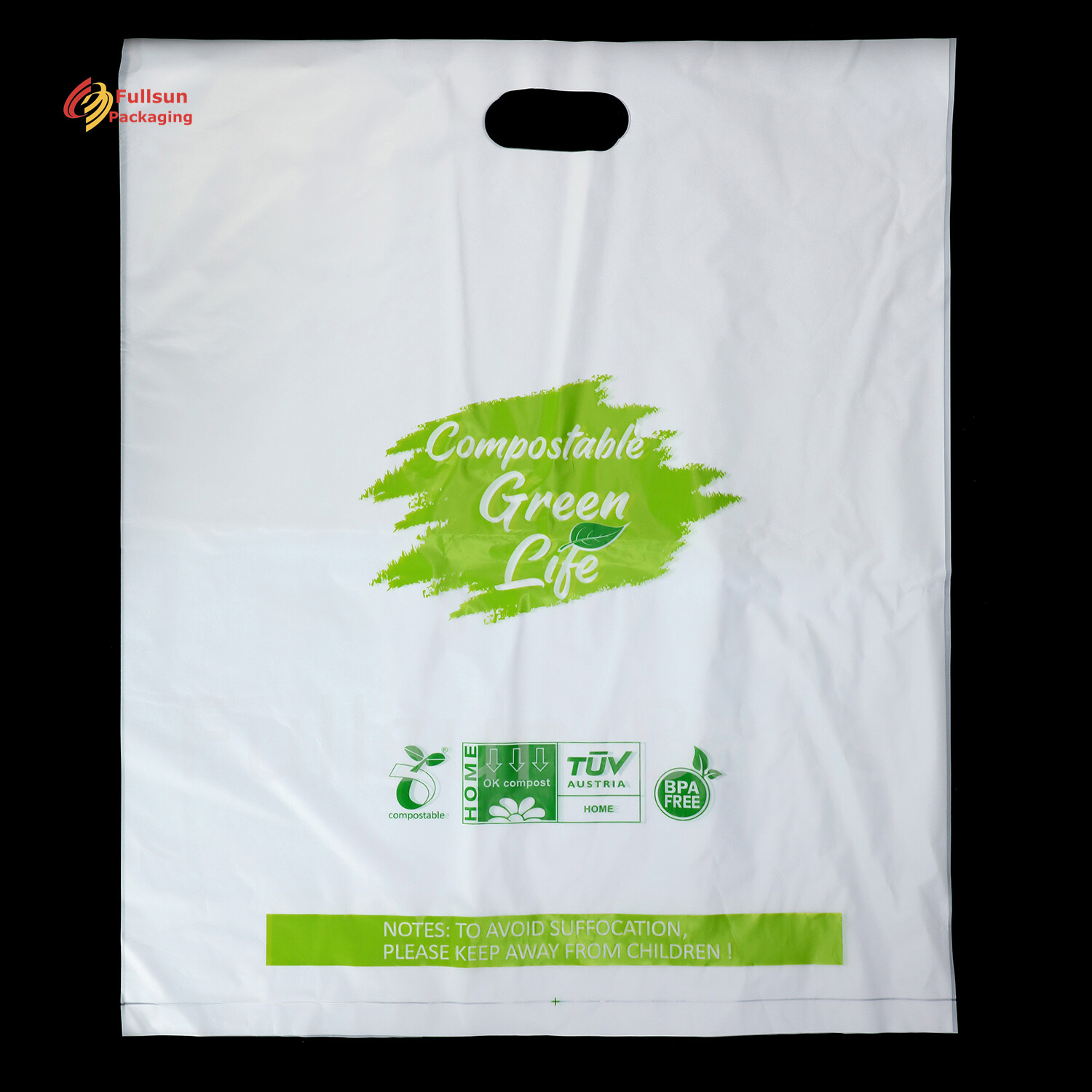 Bekas tote belanja biodegradable