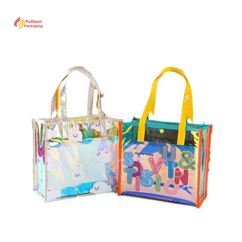 Tas tote plastik laser