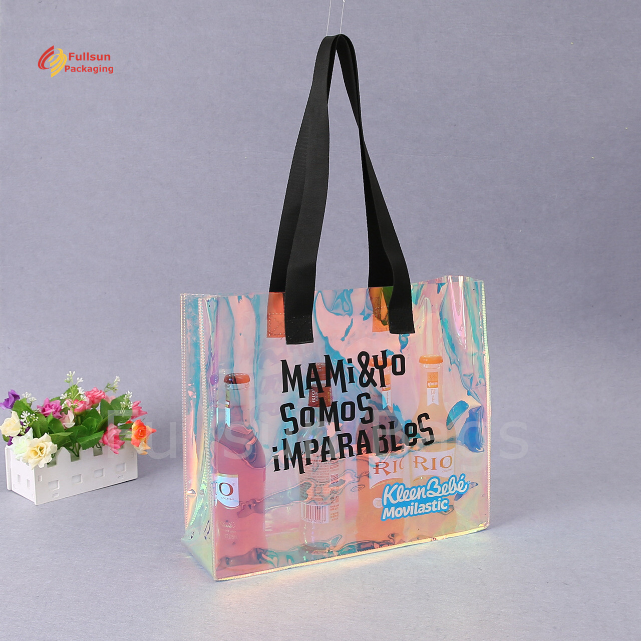 Tas tote plastik laser