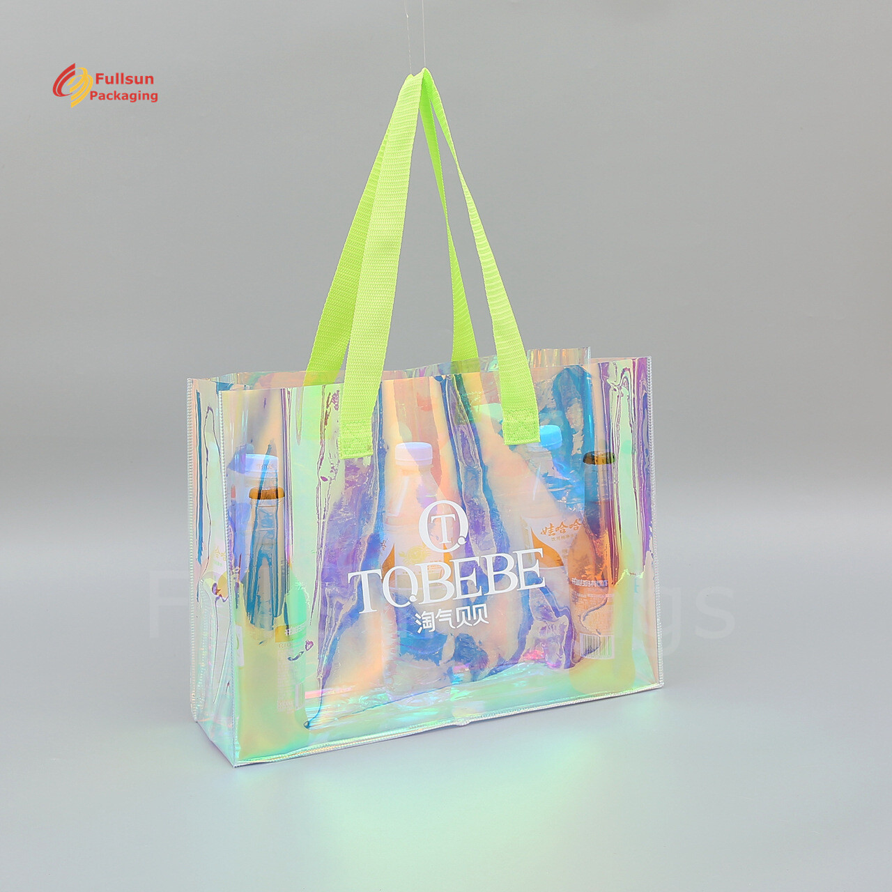 Tas tote plastik laser