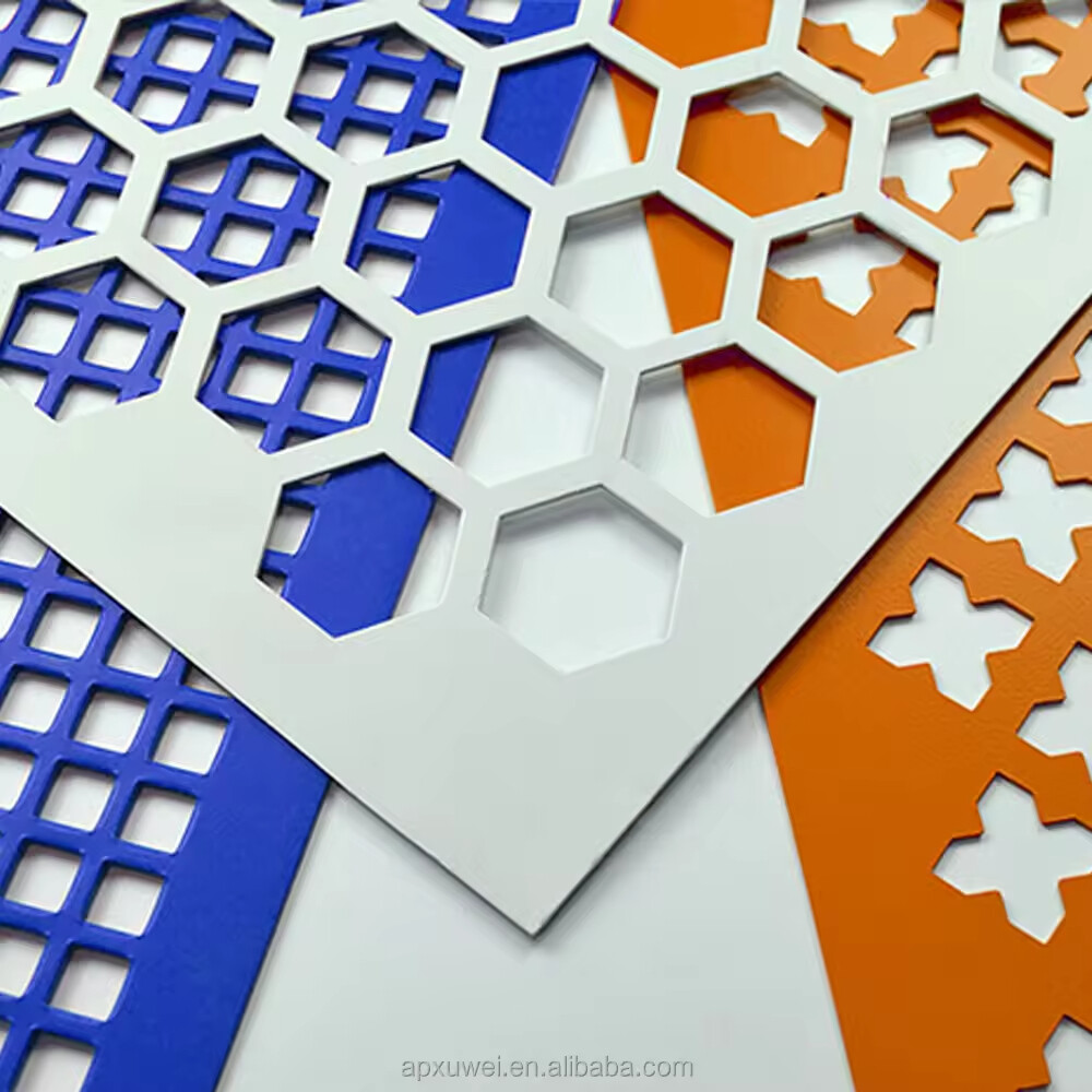 Slotted Perforated Metal Sheet Decorative Perforated Metal Mesh Plate