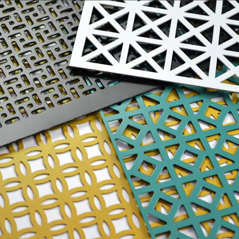 Slotted Perforated Metal Sheet Decorative Perforated Metal Mesh Plate